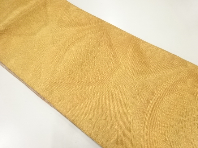 JAPANESE KIMONO / ANTIQUE FUKURO OBI / SILK / REVERSIBLE / WOVEN FLOWER